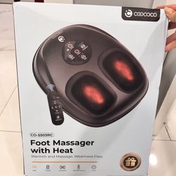 Coococo Shiatsu Foot Massager With Heat & Remote