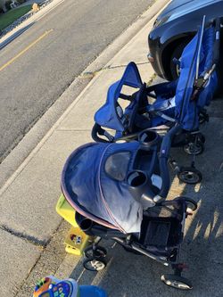 Stroller for sale seats four and the other is for 1