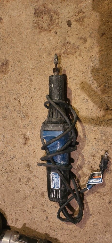 Electric Die Drinder, Air Grinder And Dewalt Drill