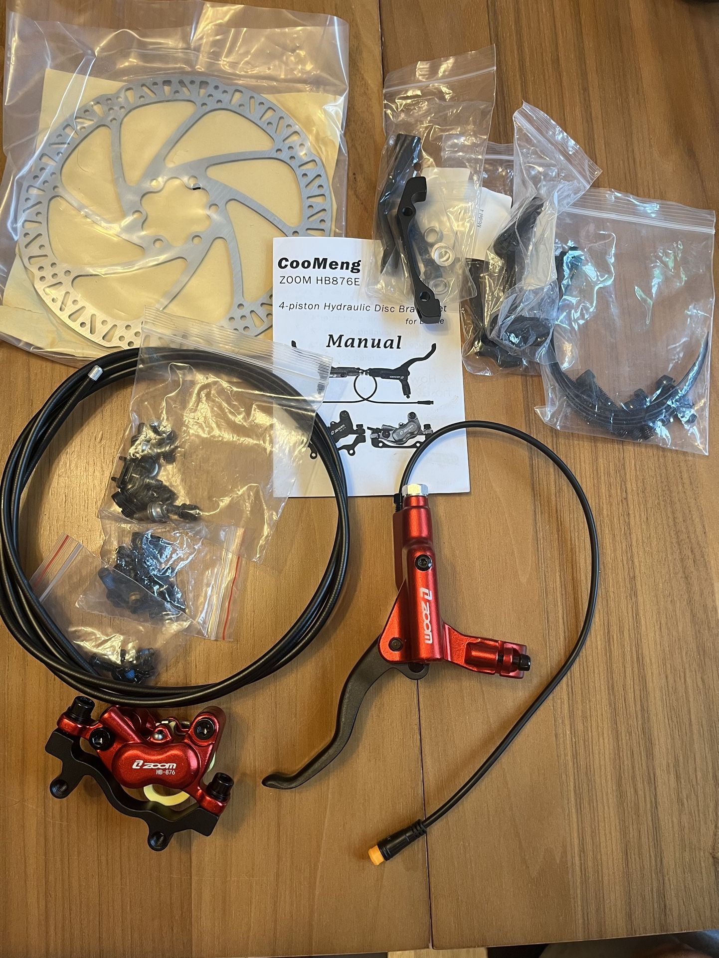 4-piston Hydraulic disc Brake (one)