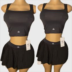 Pleated Skirt Set