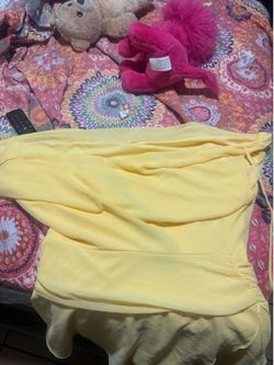 yellow fashion nova dress