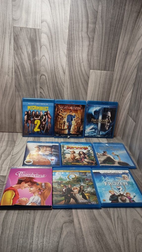 PG 9 Piece Blu-ray Movie Lot