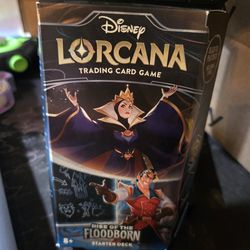 Disney Lorcana TCG Rise of the Floodborn Starter Deck. Never Opened.