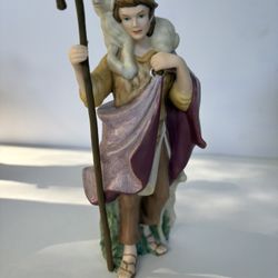 Thomas Kinkade Hawthorne Village Nativity In the Lord's Flock Figurine 2003 7"