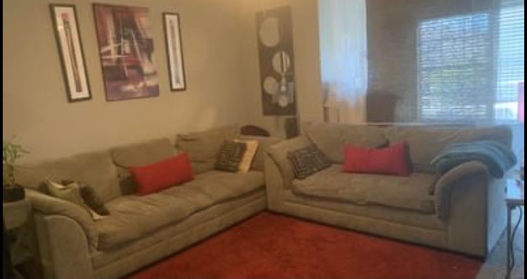 Sage Green Couch And Loveseat