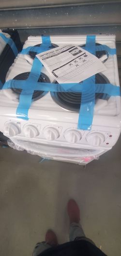 Electric stove coil new open box warranty  readyto deliver coil white  20 or 24 inches $550