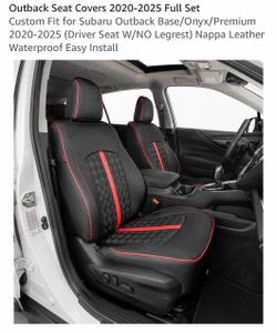 Subaru Outback 2020-2025 Nappa Leather Seat Covers Full Set