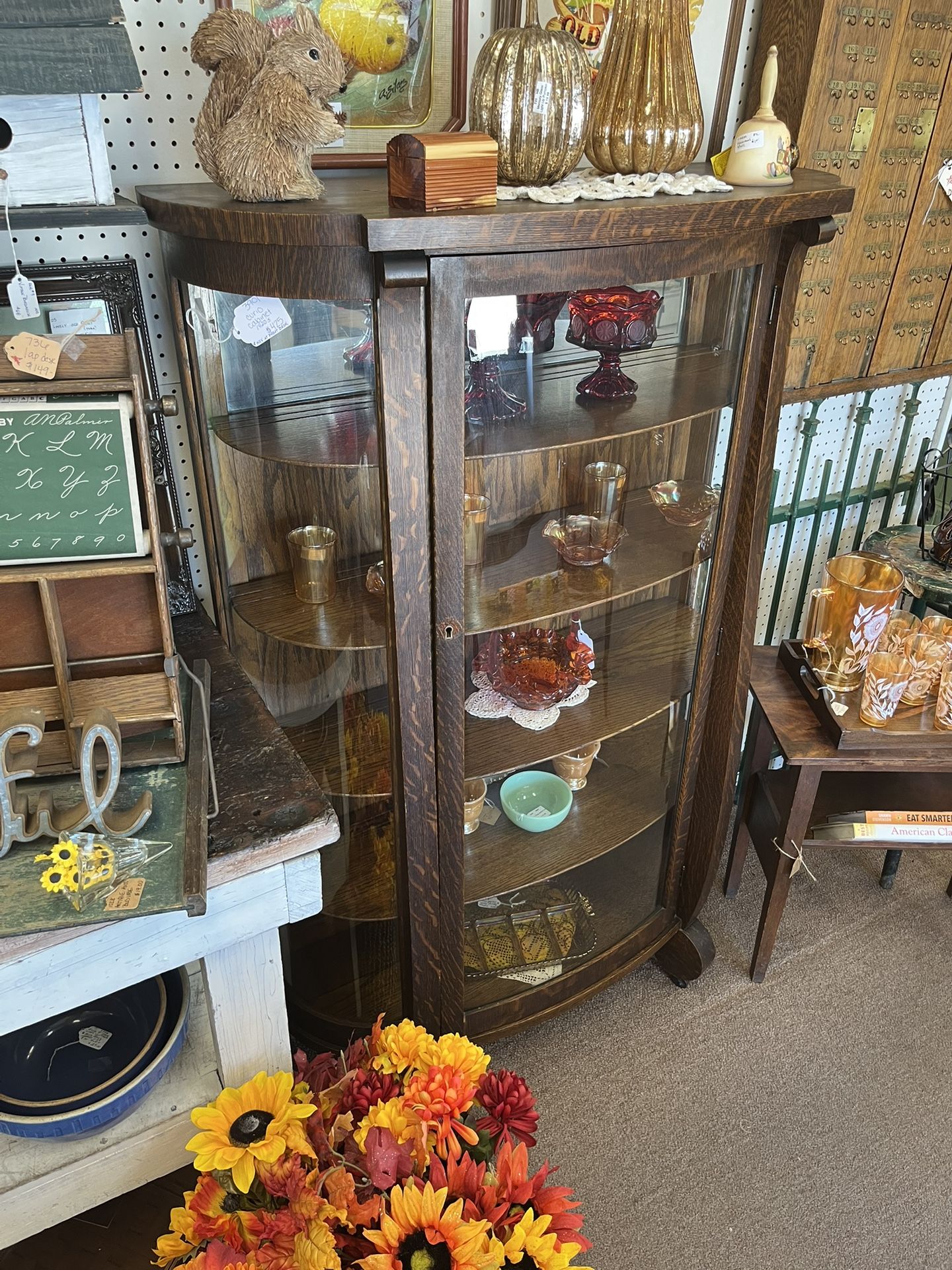 Antique 1920’s Curio Cabinet