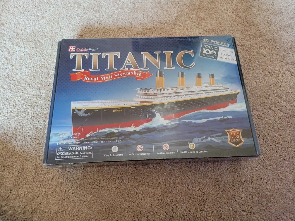 Titanic 3D puzzle