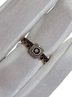 Ladies rose gold ring #32982