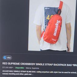 Red Supreme Crossbody