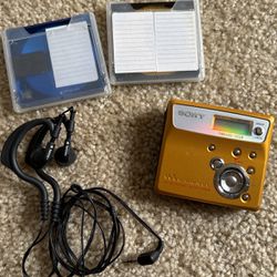 Sony, MZ-N505 Net MD Walkman Player/Recorder, Color: Gold