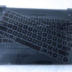 Mackbook 13" Apple silicone keyboard & hard case AXXX 