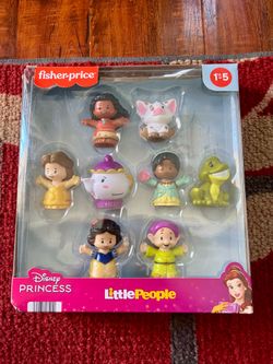 Fisher-Price Little People Disney Princess Story Duos Set includes 8