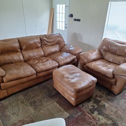 Leather Livingroom Set