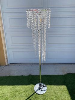 Crystal Chandelier Floor Lamp