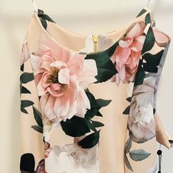 Calvin Klein Floral Midi Dress - Size 2