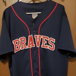 MLB Atlanta Braves Stitched Jersey Size XL X-Large 