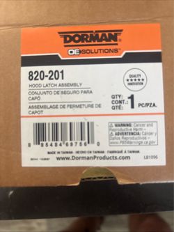 Dorman hood latch assembly fits GM gmc Cadillac and Saturn