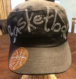 Rhinestone Basketball Cap Hat