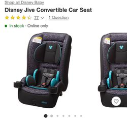 New Disney Jive Convertible Car Seat