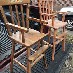 Antique Doll Chairs  $10 All Obo