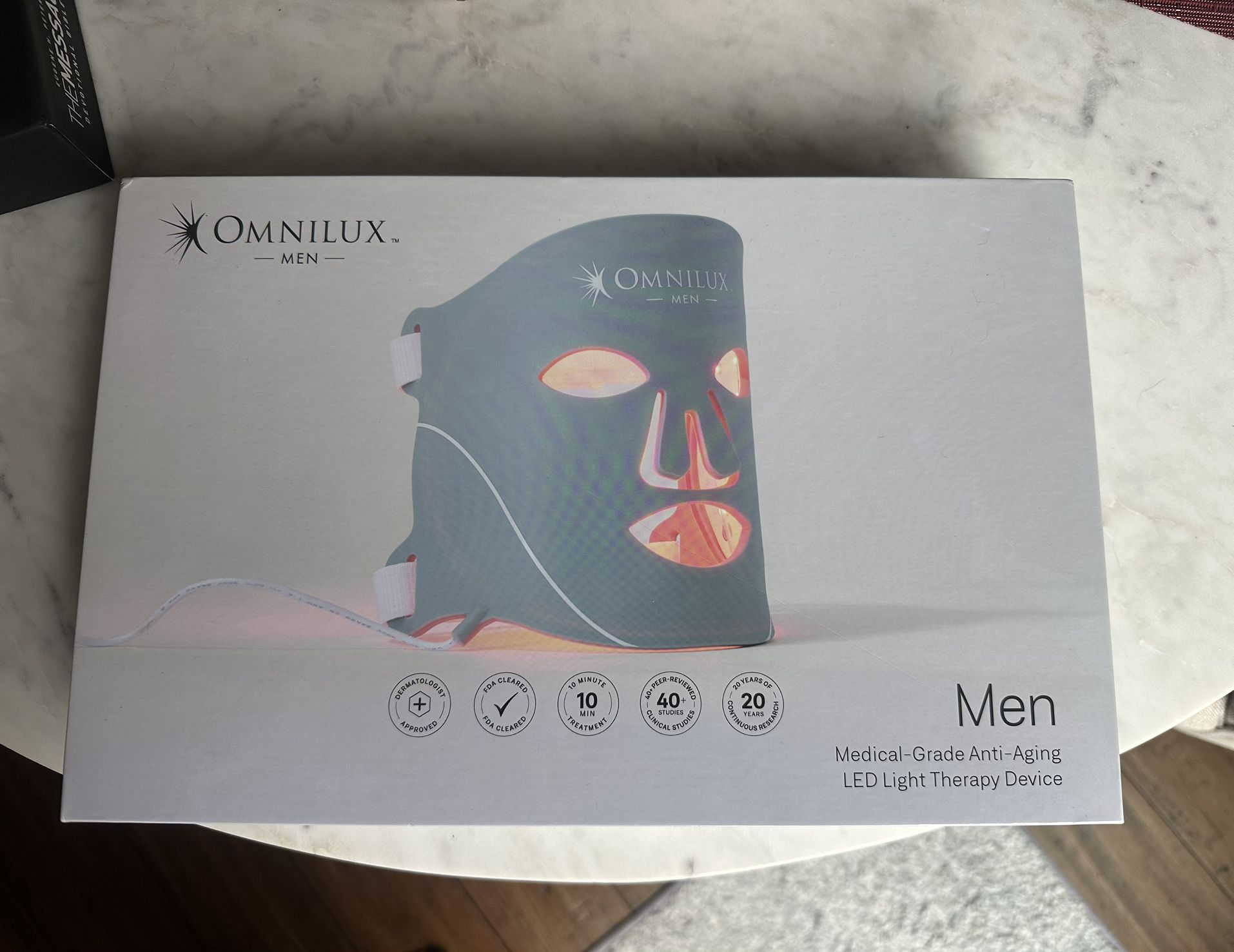 Omnilux Men’s Mask - Brand New - Sealed - LED Red Light Therapy