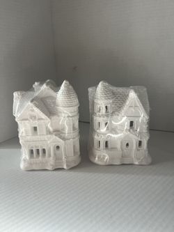 Creative Crafts TIFFANY HOUSE SE186 And SE160 Village California Creations NEW