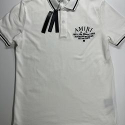 AMIRI Logo-Embroidered Cotton Polo Shirt