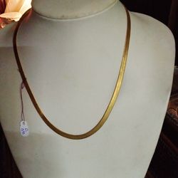 Napier Gold Color Chain Necklace 