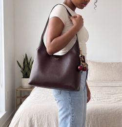 Brooklyn coach bag 34 with cherry charm