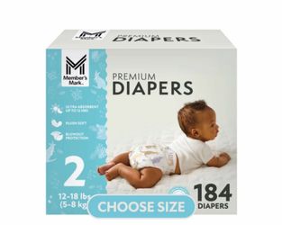 Markers diapers size 2 184 new box