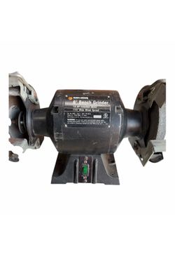 🔥 Black & Decker 9403 Type 2 6” Bench Grinder 1/3 HP 3500 RPM Tested Working🔥