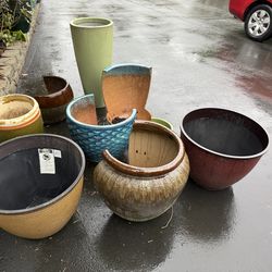 FREE Ceramic and Resun planters and yard statuary