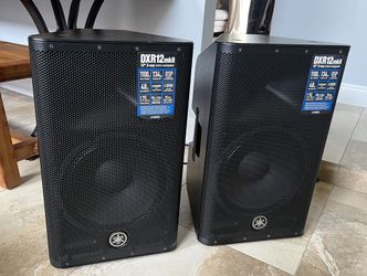 (2) Yamaha DX-R12 PRO 12” 🔈2-way 1100w Active Speakers
