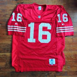 Vintage San Francisco 49ers Joe Montana 1980s Starter Jersey Vintage 