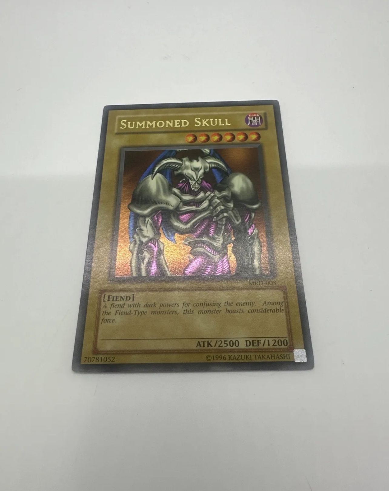 Yugioh Summoned Skull Holo