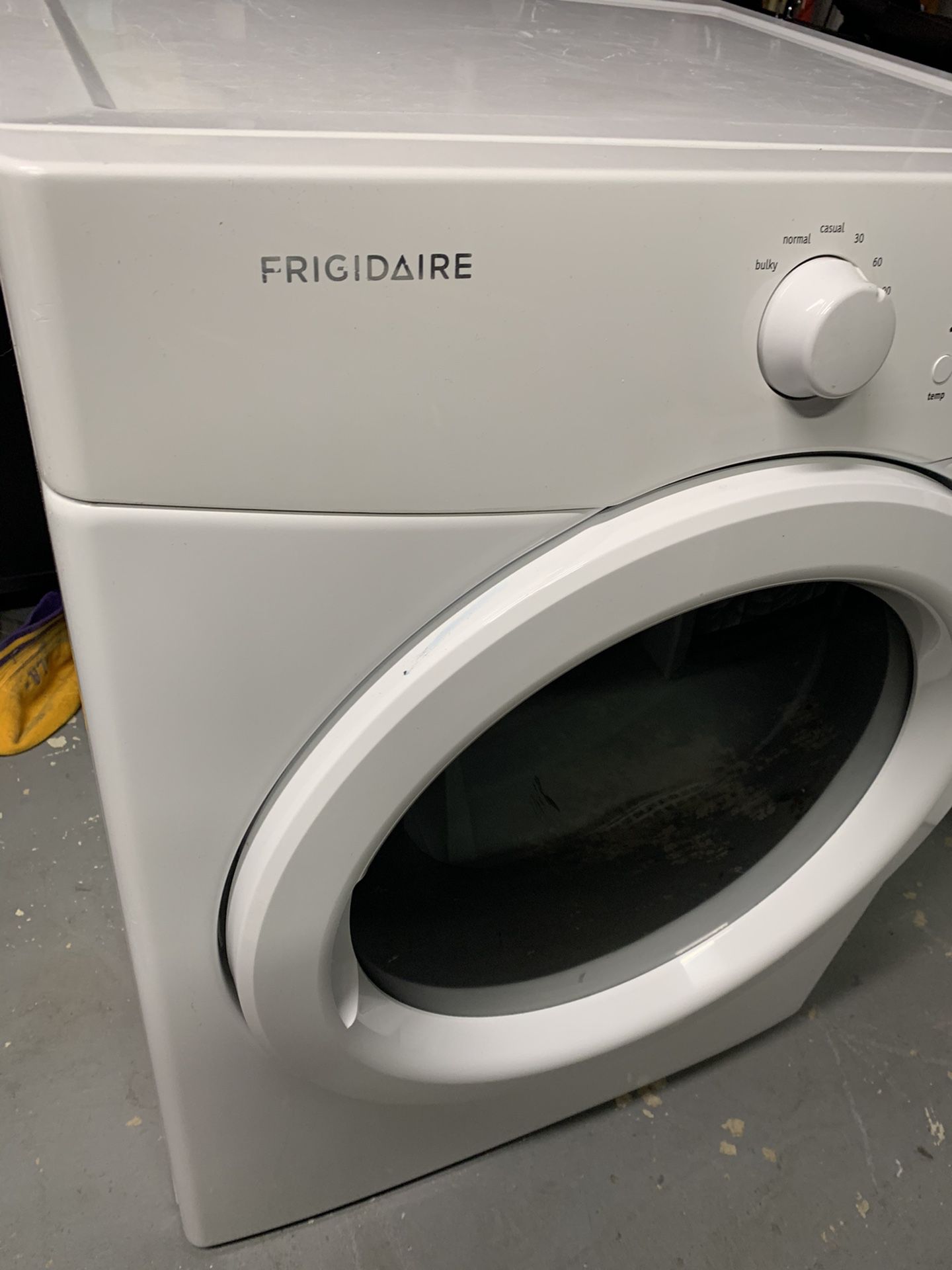 Frigidaire Gas dryer works great clean inside