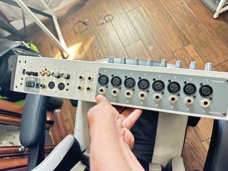 Audio Interface Mixer with XLR Mic Inputs