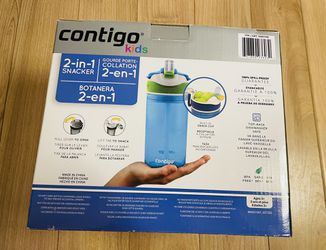 Contigo Snack Hero Water Bottle Set 2-in-1 Water Bottle with 4oz
