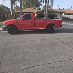 !!!!!!!!!1999 FORD F150!!!!!6CYL. 174K.CLEAN TITLE. PINK SLIP.