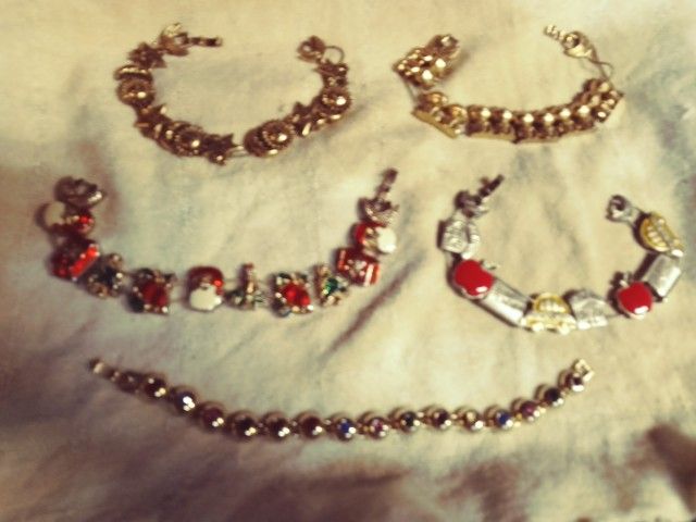 Vintage 5 Ye Chang Stamped Assorted Bracelet Lot