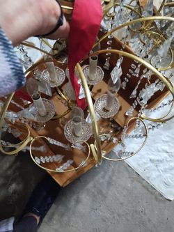 Small Chandelier Beautiful Vintage 1970s