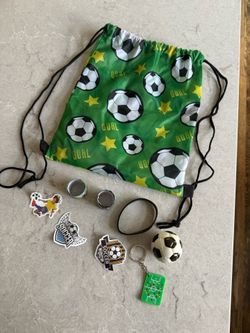 New Kids Soccer Drawstring Backpack Bag Goofy Bag New 