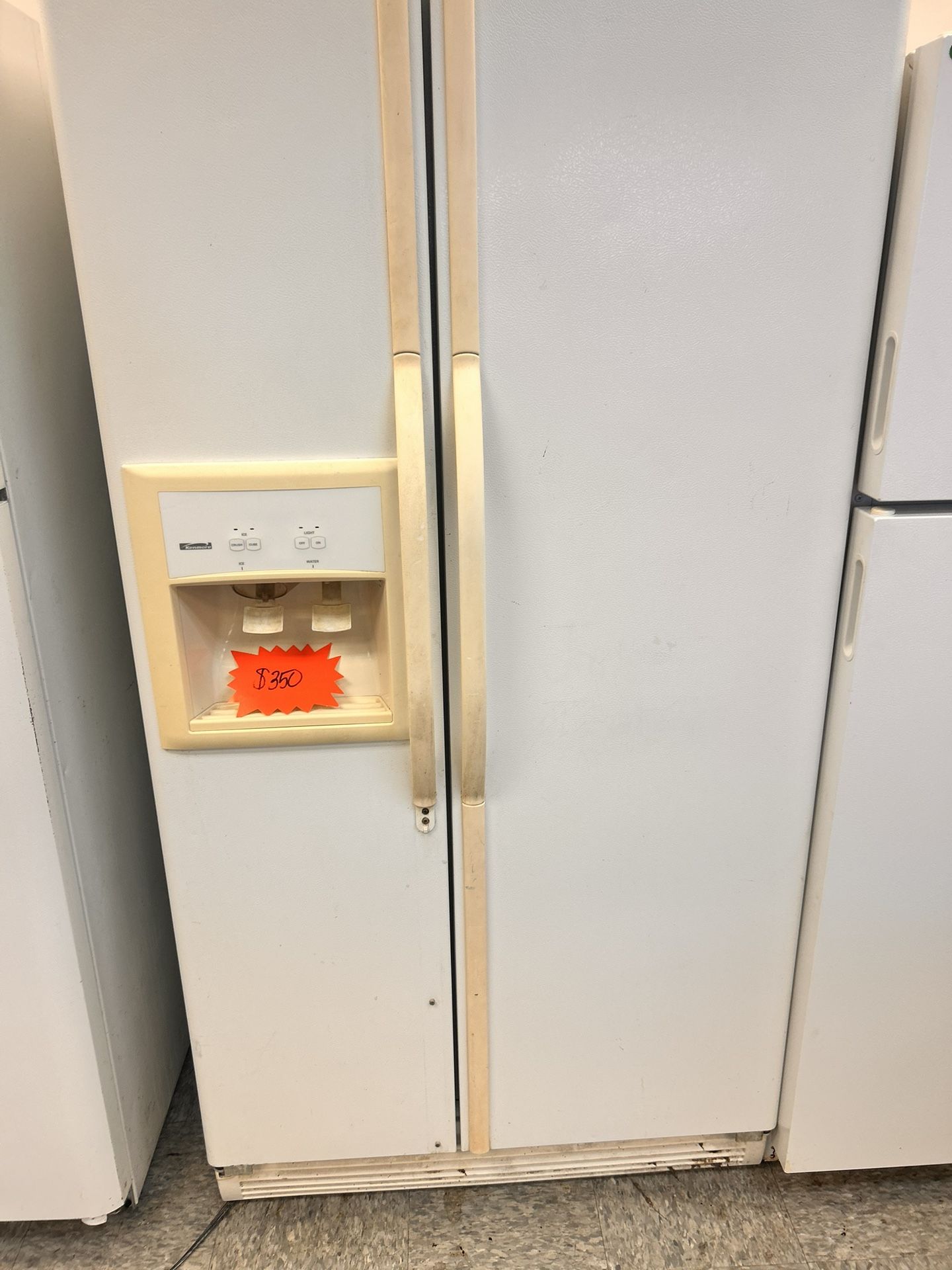 White Double Door Refrigerator