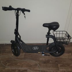 electric scooter with seat