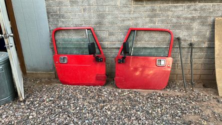 Cj7 hard doors w wing windows