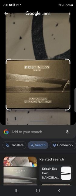 Kristen Ess Nano Black 3 In One Flat Iron