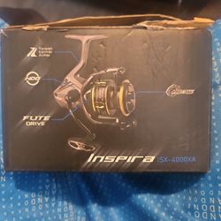 🔥 Okuma Inspira ISX-4000XA Reel + Okuma Fin-Chaser 9’ Rod – Excellent Condition